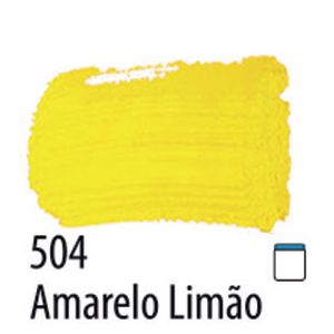 TINTA PVA FOSCA 100ML 504 AMARELO LIMAO ACRILEX