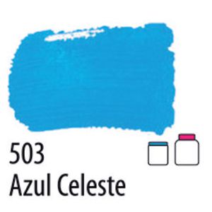 TINTA PVA FOSCA 100ML 503 AZUL CELESTE ACRILEX