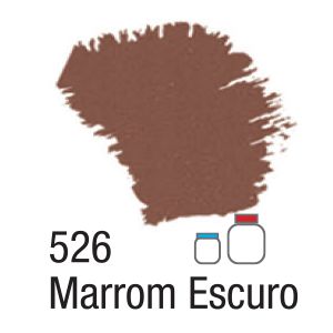 TINTA ACRÍLICA FOSCA 60ML 526 MARROM ESCURO ACRILEX