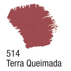 TINTA ACRÍLICA FOSCA 60ML 514 TERRA QUEIMADA ACRILEX