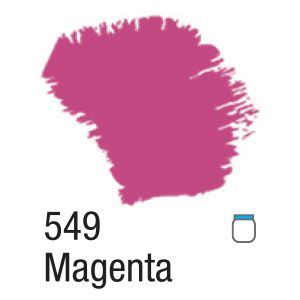 TINTA ACRÍLICA FOSCA 60ML 549 MAGENTA ACRILEX