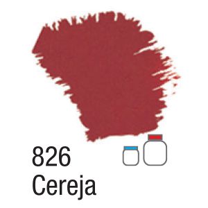 TINTA ACRÍLICA FOSCA 60ML 826 CEREJA ACRILEX