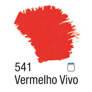 TINTA ACRÍLICA FOSCA 60ML 541 VERMELHO VIVO ACRILEX