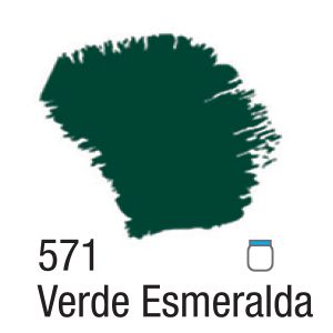 TINTA ACRÍLICA FOSCA 60ML 571 VERDE ESMERALDA ACRILEX