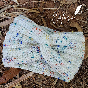 Turbante Confete Offwhite