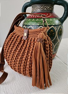 Bolsa Concha Caramelo