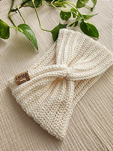Turbante Offwhite - Coleção Abre Caminho