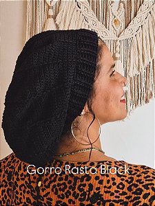 Gorro Rasta Cafusa All Black 🖤