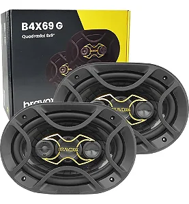 Alto Falante Bravox B4X69G - 6X9 Polegadas - Linha Gold.