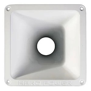 Boca de Corneta Quadrada Hard Power HP L2020 - 2" - Alumínio - Branca.