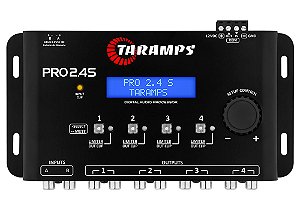 Processador de Áudio Taramps Pro 2.4S - 4 canais.