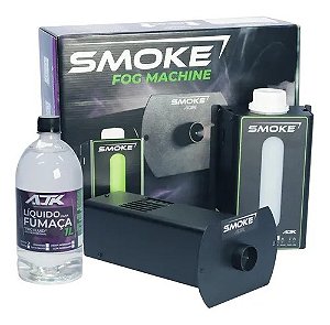 Kit Máquina de Fumaça AJK - Bivolt.