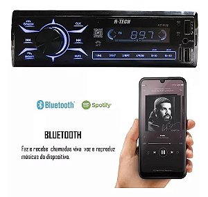 Rádio HT-2120 - H-Tech - Usb - SD Card - Aux - Bluetooth - Full Touch.