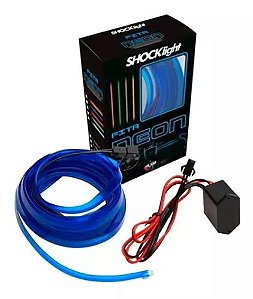 Fita Neon Shocklight Azul - 3 Metros.