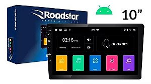Multimídia Android Roadstar RS-1002BR Prime - 10 Polegadas.