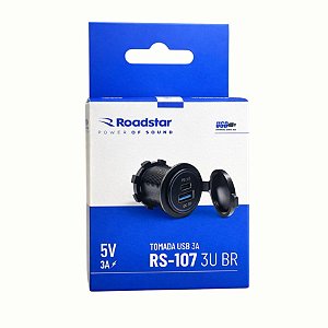 Carregador de Celular Roadstar RS107-3U BR - 2 Entradas USB.