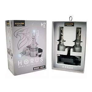 Lâmpada Led Horus H7 8000K Code