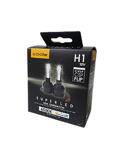 Lâmpada Automotiva  LED CHIP CSP FLIP H1 - 6000K CSP  Code