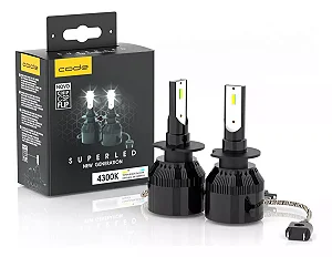 Lâmpada Automotiva LED CHIP CSP FLIP H7 - 4300K CSP Code.