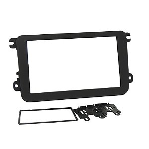 Moldura 6.8/7" Vw Jetta 2008/2017, Amarok 2010/2016, Fusca 2011/2019, Tiguan 2008/2018, Gol E Saveiro G7/G8, Passat E Variant 2010/2015