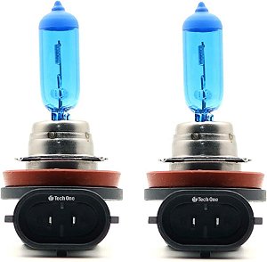 Lâmpada Automotiva Halógena Super Branca H9 55w Par