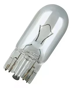 Lâmpada Halógena T10 5w Miniatura Transparente - Tech One - Caixa com 10 Unidades