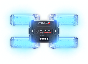 Strobo Automotivo RGB com Bluetooth - Stetsom.