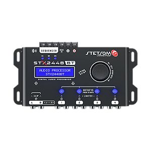 Processador de Áudio Stetsom STX2448BT - Bluetooth.