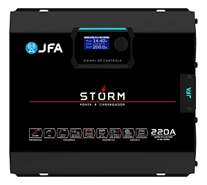 Fonte e Carregador JFA 220A Storm Plus.