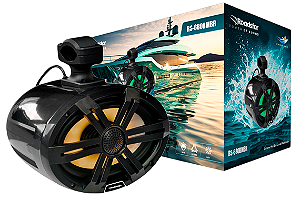 Alto-Falante Mini Box Coaxial Roadstar 6x9 Polegadas RS-690BMBR - Black - Linha Marine.