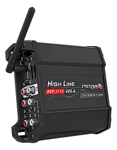Módulo Amplificador Stetsom Dsplayer HL400.4 - 4 Canais - 2 Ohms.