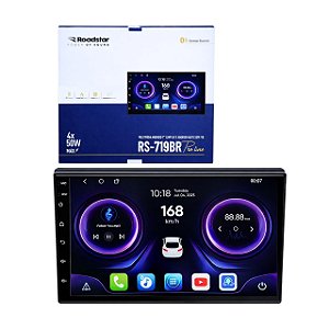 Multimídia Android e Carplay Roadstar RS719BR Pro Line - 7 polegadas.