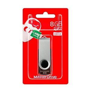 Pendrive 8GB Big Black USB 2.0 - MasterDrive.
