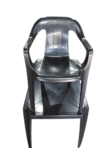 JOGO DE MESA C/ 4 POLTRONAS SPAZIO PRETA