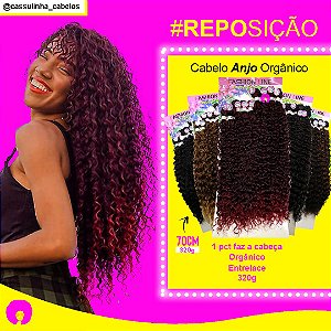 Cabelo Cacheado Bio Fibra Vegetal Lindona Fashion Classic