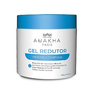 GEL REDUTOR DE MEDIDAS - MENTOL E CÂNFORA - 500g - Amakha Paris