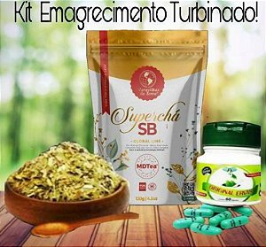Original Ervas - 60 Cápsulas + Superchá SB - MDTea Global Line 120g.