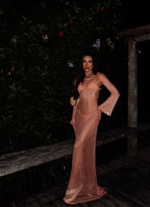 Vestido/Saída Ariane Living Coral