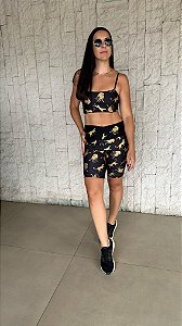 Conjunto Short Savage Preto