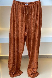 Calça Tela Caramelo