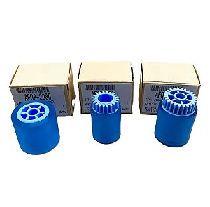 Kit com 03 Roletes de Alimentação para Ricoh MP 8000 / 5500 / 7500 / 6500 / 2051 / 6000 - ( AF03-0081 )