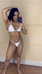Biquíni Fita Virgínia Branco