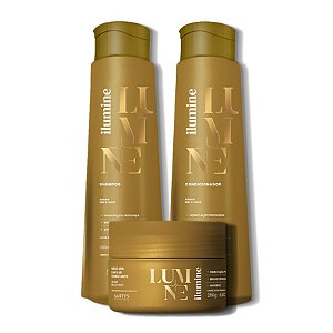 KIT ILUMINE (shampoo 300ml, condicionador 300ml e máscara 250g)