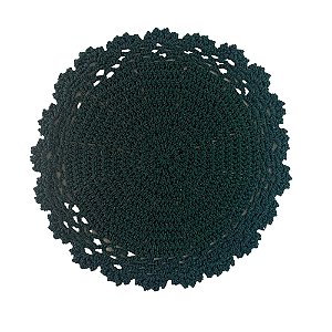 Lugar Americano Crochê Verde 35 cm - Oiti Casa