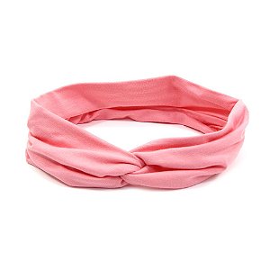 Headband Turbante Rosa