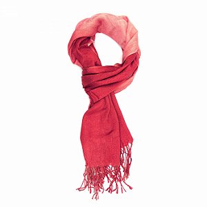 Lenço tipo Pashmina Degradê Marsala