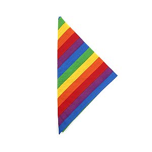 Lenço tipo Bandana Arco Íris LGBT