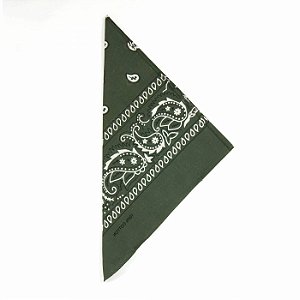 Lenço Tipo Bandana Verde Militar