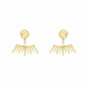 Brinco Ear Jacket Folheado a Ouro 18k