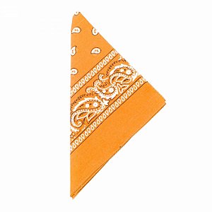 Lenço Tipo Bandana Laranja